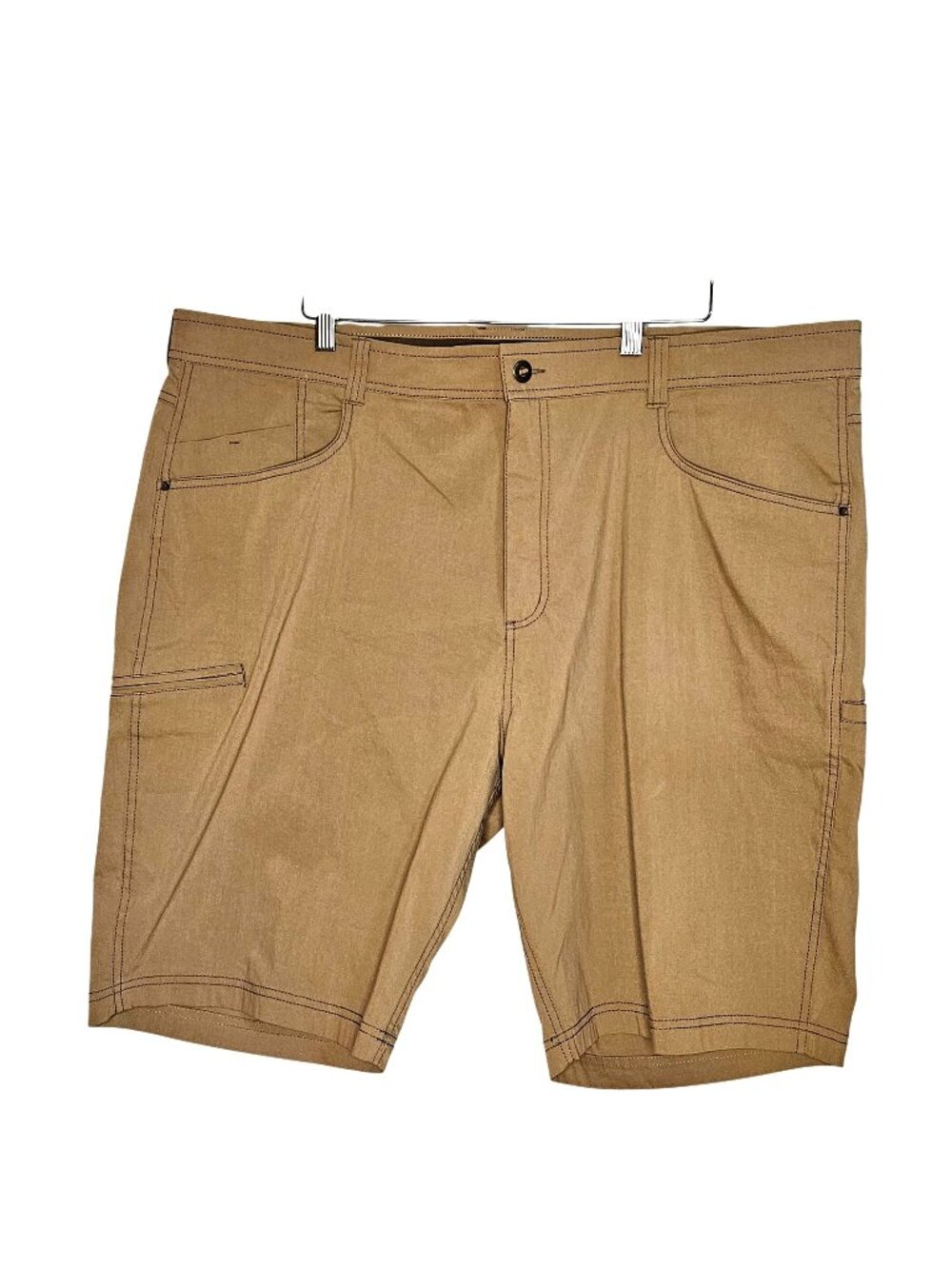 Mens Hawke&Co gorpcore utility stretch cotton blend pocketed work shorts S44